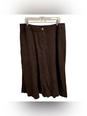 Westbound Brown A-Line Skirt Size Xl